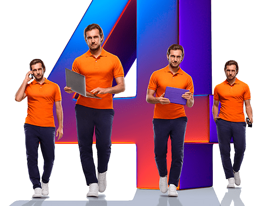 Великолепная четверка Ростелеком в&nbsp;деревня Гавриловская (Орловская область)